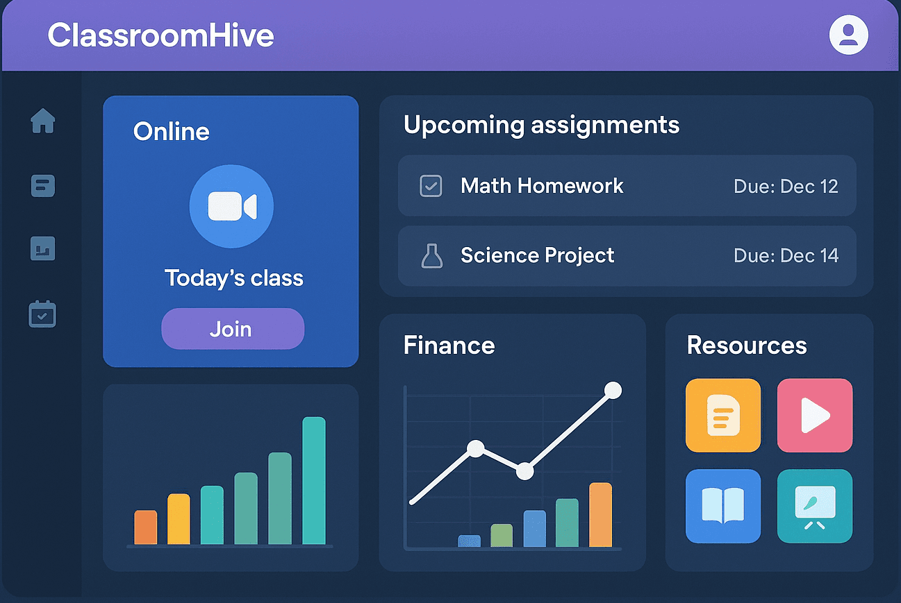 ClassroomHive - Virtual Classroom Web App